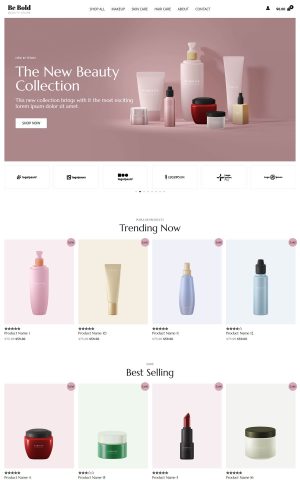 化妆品店 be bold